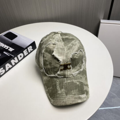 Celine Spring Washed Baseball Cap - Image 5