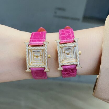 Hermes square dial quartz watch - Image 5