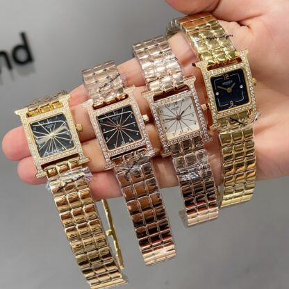 Hermes Square Dial Fashionable Temperament Watch - Image 5