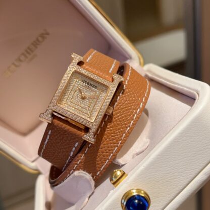 Hermes Temperament Square Dial Quartz Watch - Image 5