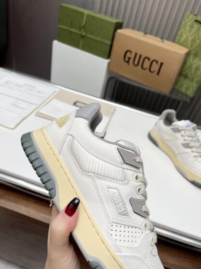 Gucci high and low top distressed sneakers - Image 5