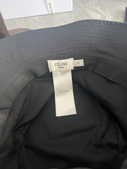 Celine new cotton embroidered bucket hat - Image 5