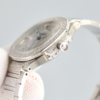 Patek Philippe 7118 Women's Nautilus Full Diamond T-Brick Double Limited Edition Watch - Image 5