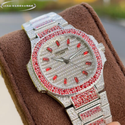 Patek Philippe 7118 Women's Nautilus Full Diamond Limited Edition Watch - Image 5