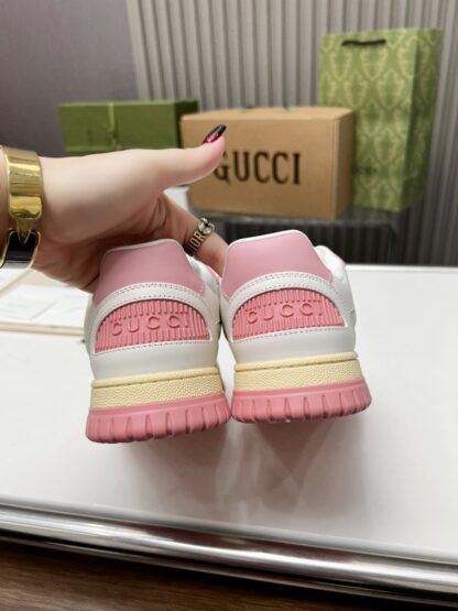 Gucci high and low top distressed sneakers - Image 5