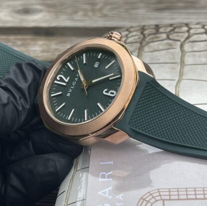 Bulgari octagonal design mechanical watch - Image 5