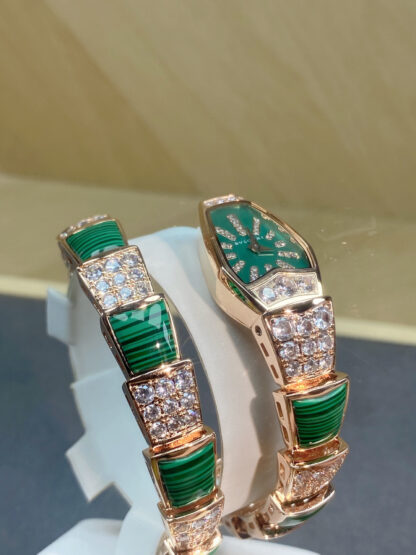 Bulgari Rose Gold Two-Circle Snake Watch - Image 5