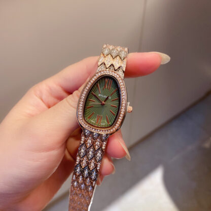 Bulgari gilded snake shadow shining watch - Image 5