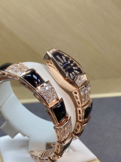 Bulgari Rose Gold Two-Circle Snake Watch - Image 5