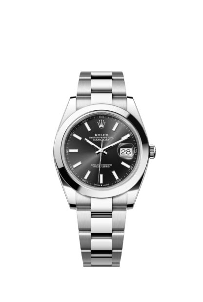Rolex 41mm Datejust White Case Bevel Bezel Three Beads Strap - Image 5