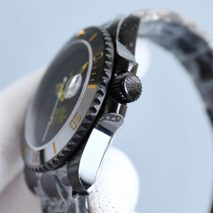 Rolex BLAKEN Submariner Series! Night Black Simple Casual Style - Rolex Carbon Black Steel King - Image 5