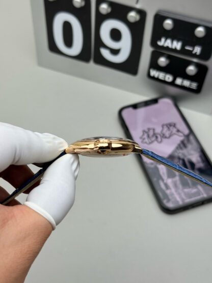 Cartier Blue Balloon Rose Gold Mechanical Watch - Image 5