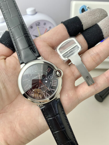 Cartier Blue Balloon Black Dial Mechanical Watch - Image 4