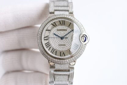 Cartier Luxury Blue Balloon Series Mechanical Watch - Image 5