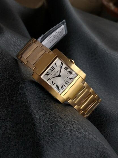 Cartier French Tank Series Gold Round Watch - Image 5