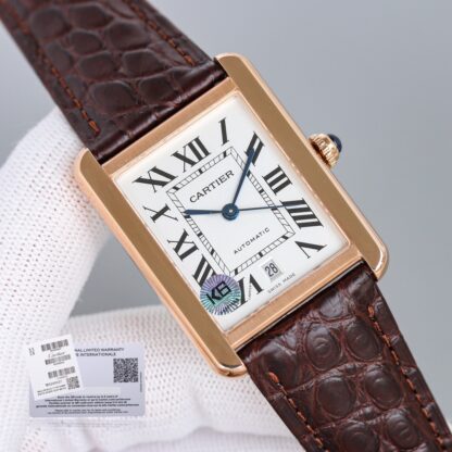 Cartier simple, steady and attractive men's mechanical watch - Image 5