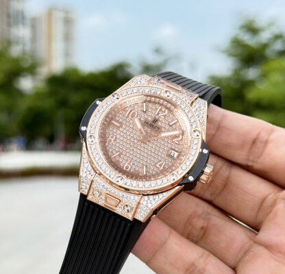 Hublot Big Bang "One Click" Stainless Steel Rainbow Watch - Image 5