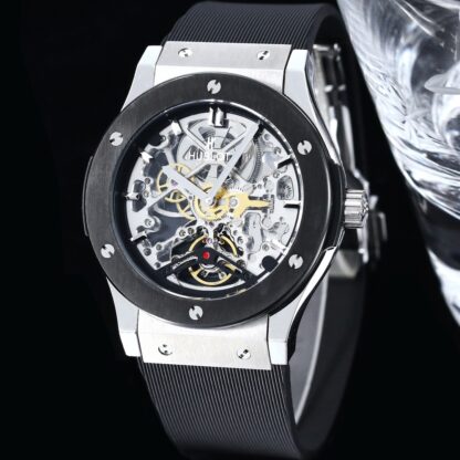 Hublot Ultra-Thin Two-Hand Flywheel Mechanical Watch - Image 5