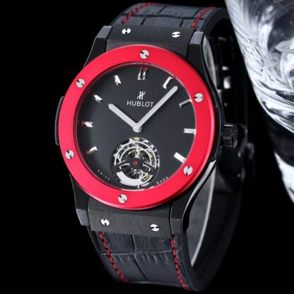 Hublot Ultra-Thin Two-Hand Flywheel Mechanical Watch - Image 5