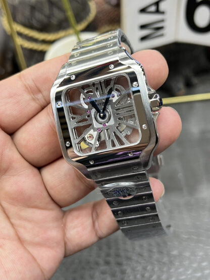 Cartier Skeleton Mechanical Watch - Image 5