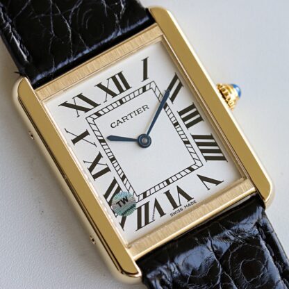 Cartier classic tank series low-key and elegant watch - Image 5