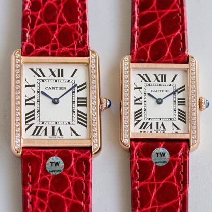 Cartier classic tank series low-key elegant watch - Image 4