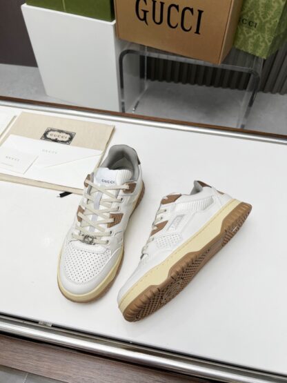Gucci high and low top distressed sneakers