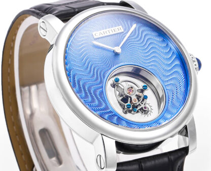 Cartier exquisite men's tourbillon mechanical watch - Image 5