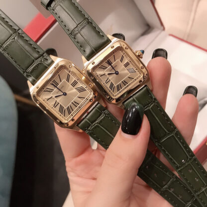 Cartier Santos Classic Elegant Couple Watch - Image 5