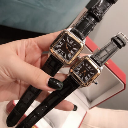 Cartier Santos Classic Elegant Couple Watch - Image 5