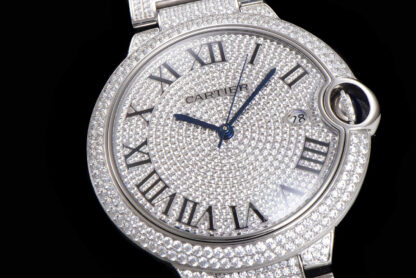 Cartier Blue Balloon Square Diamond Starry Sky Mechanical Watch - Image 5