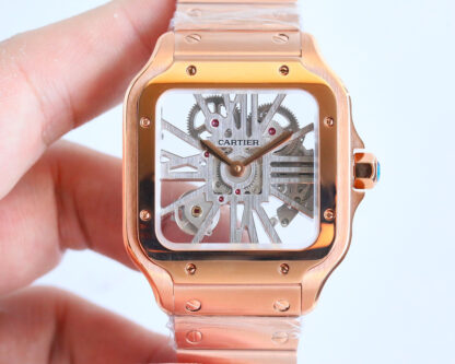 Cartier Santos Skeleton Series Mechanical Watch - Image 5