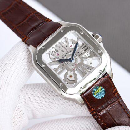 Cartier Santos Skeleton Series Mechanical Watch - Image 5