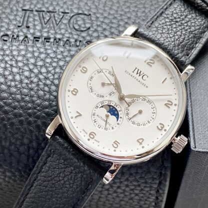 IWC Portuguese series multi-function moon phase 6-pin watch - Image 5