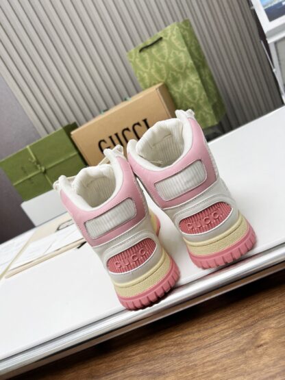 Gucci high and low top distressed sneakers - Image 5