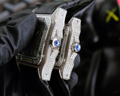 Cartier Santos Diamond Series Mechanical Watch - Image 5