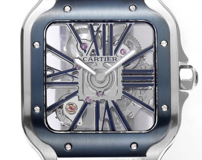Cartier Santos hollow steel belt series mechanical watch - Image 3