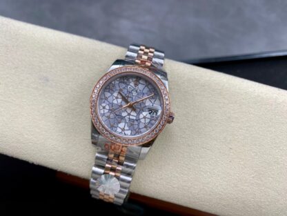 Rolex women's model with single calendar and chronograph, 31mm diameter - Image 5
