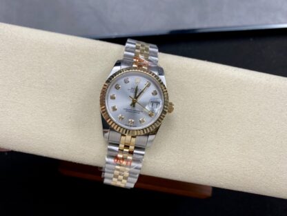 Rolex women's model with single calendar and chronograph, 31mm diameter - Image 5