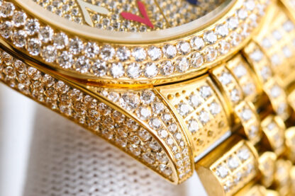 Rolex Logbook with Full Diamonds - Rich and Luxurious Edition - Image 5