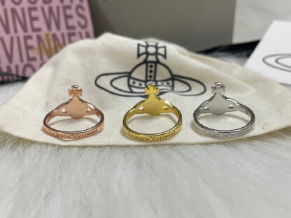 Vivienne Westwood Spring/Summer New Saturn Colored Enamel Ring - Image 5