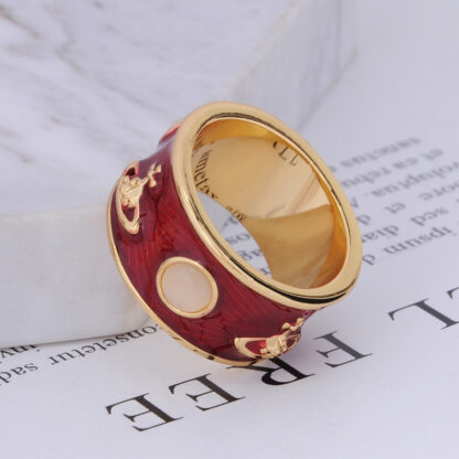 Vivienne Westwood King Cat's Eye Lacquer Ring - Image 4
