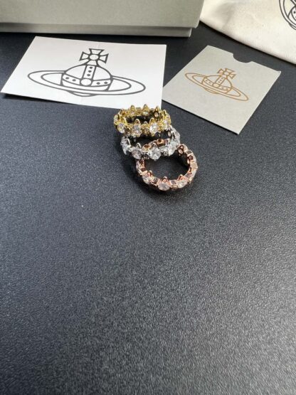 Vivienne Westwood Reclining Multi-Saturn Ring - Image 5