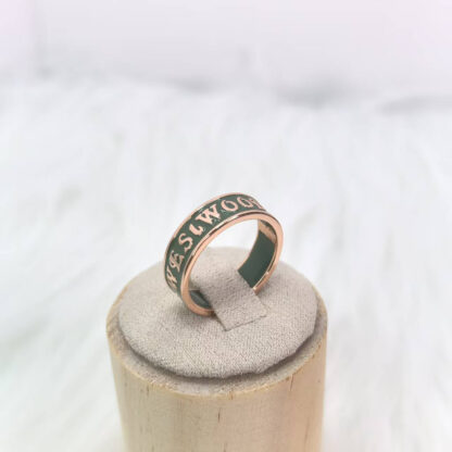 Vivienne Westwood lacquered letter ring - Image 5