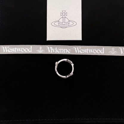 Vivienne Westwood Full Diamond 3 Saturn Ring - Image 4