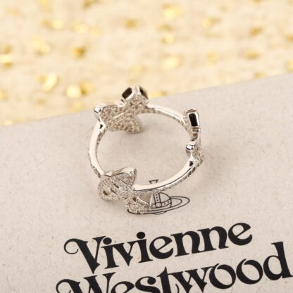 Vivienne Westwood Full Diamond 3 Saturn Ring - Image 5