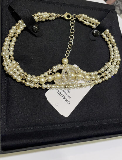 Chanel Multi-layer Pearl Necklace - Image 5