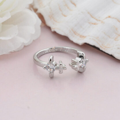 Vivienne Westwood Double Cross Line Ring - Image 5