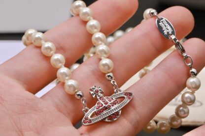Vivienne Westwood cameo pearl necklace - Image 5