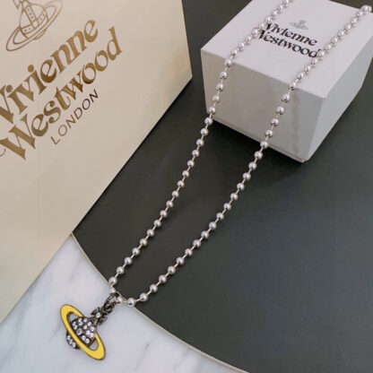 Vivienne Westwood classic large Saturn necklace unisex - Image 5